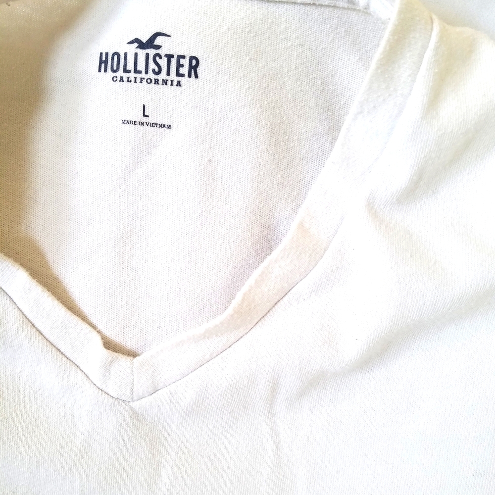 Hollister v-neck tee / sz. L
